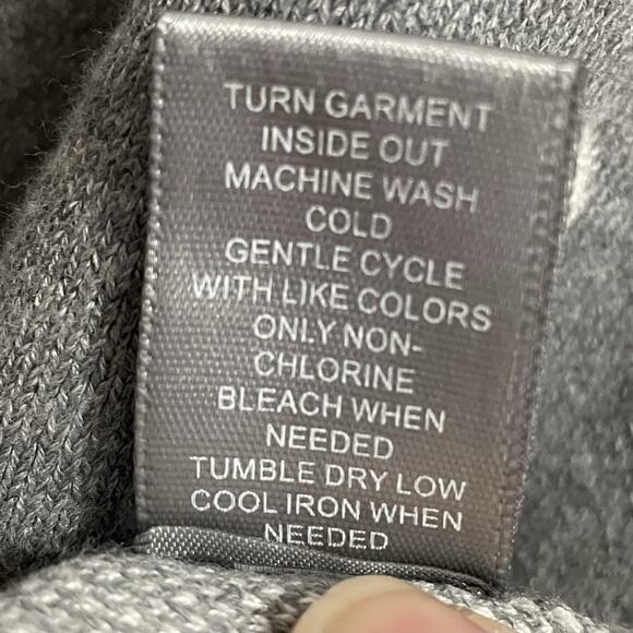 Marled Sweater Let It Snow Polka Dot Size XS Gray Winter Themed Balloon Sleeves - Picture 8 of 8